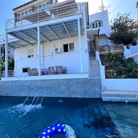 Dream Villa With Heated Swimming Pool, Jacuzzi, Waterfall, Heating Is Extra Benalmádena Zewnętrze zdjęcie